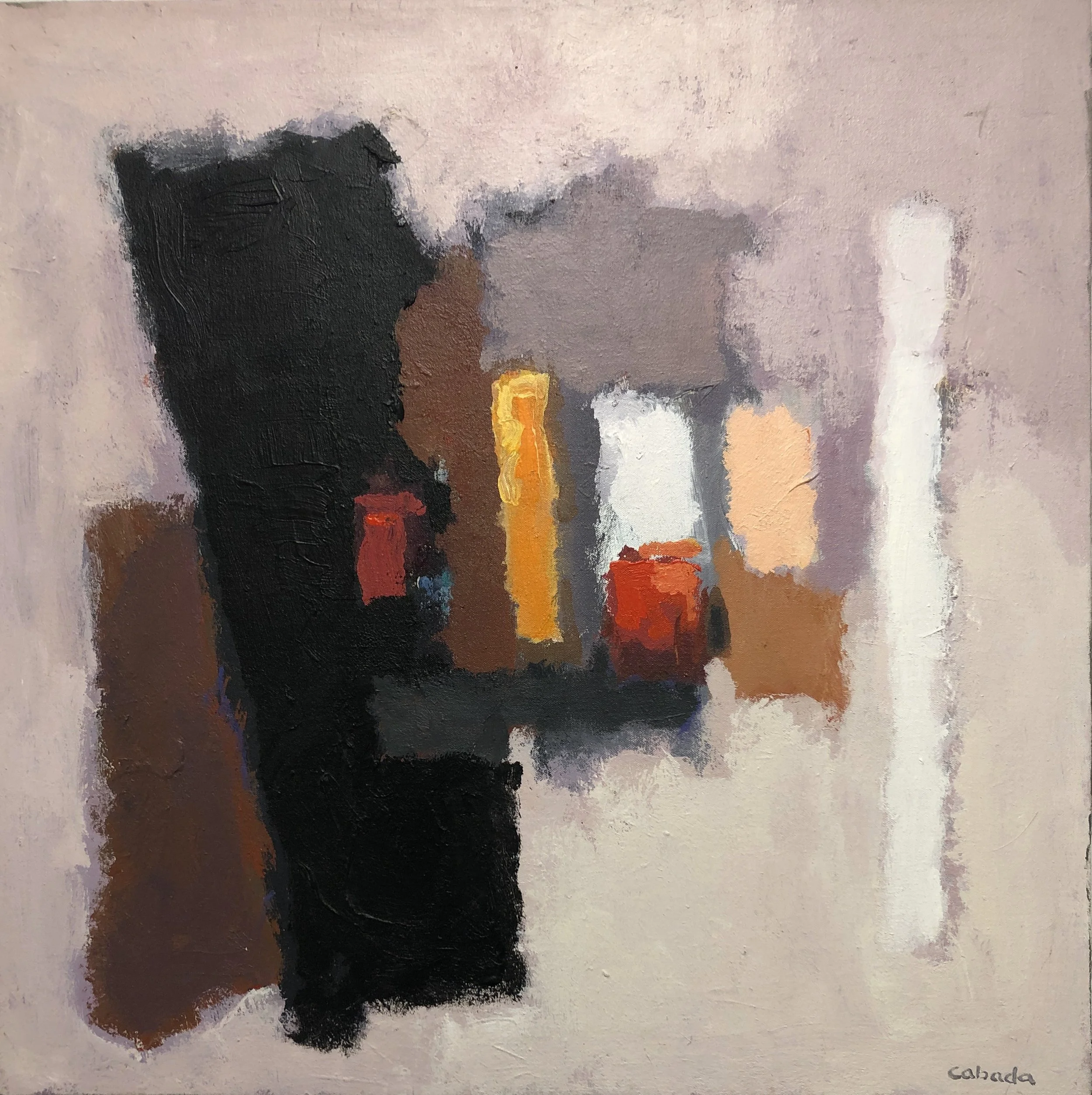 "Sound and Color," Acrylic on Canvas, 24 x 24 in.