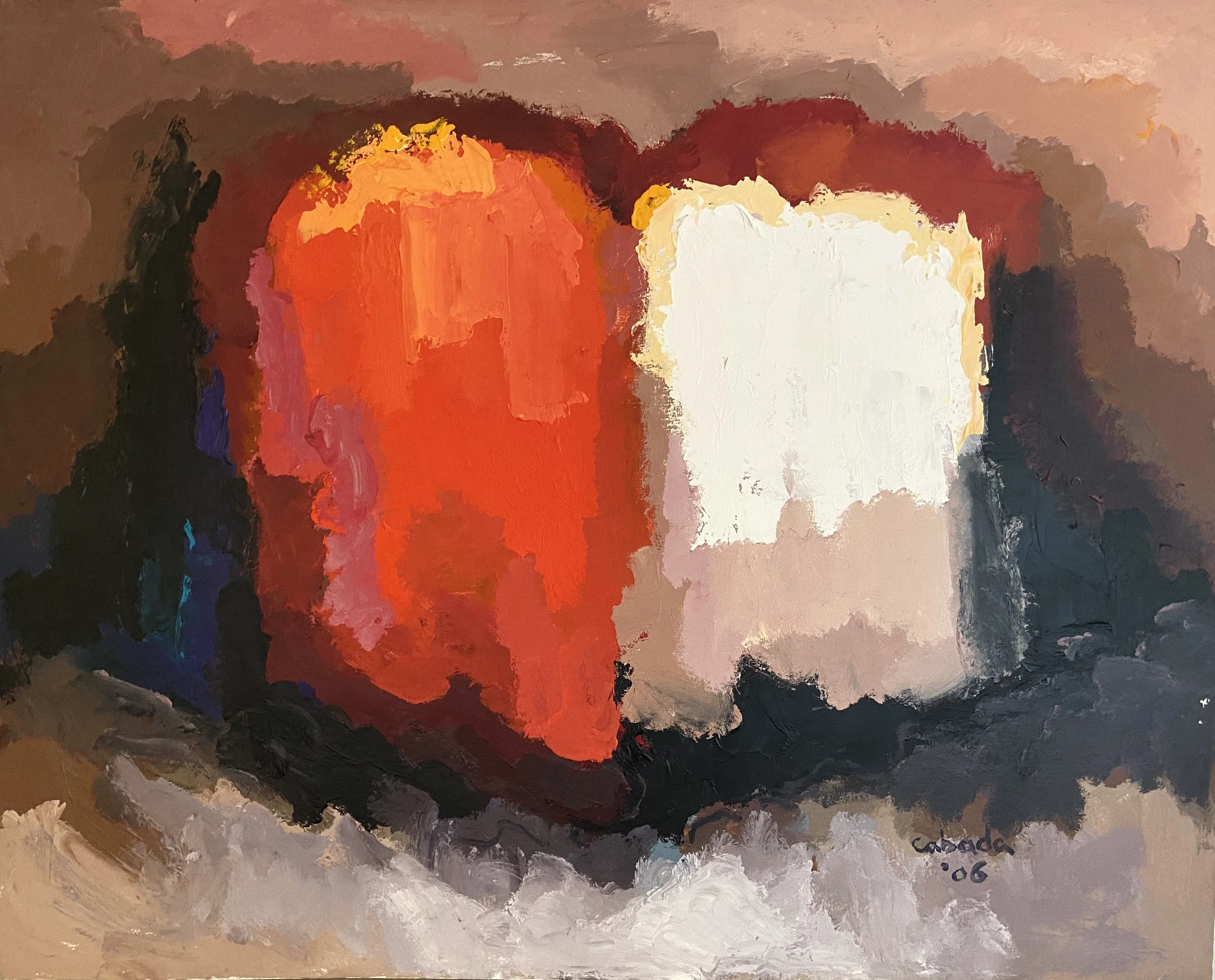 "Polarities," Acrylic on Canvas, 59 x 59 in.