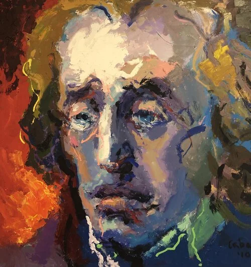 "Hans Christian Anderson III" Acrylic on Canvas, 60 x 60 in, 2010