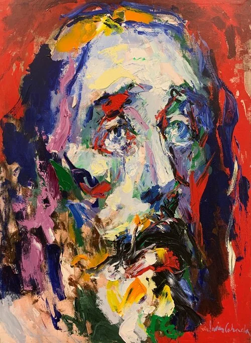 "Jesus Christ" Acrylic on Canvas, 48 x 35 in.