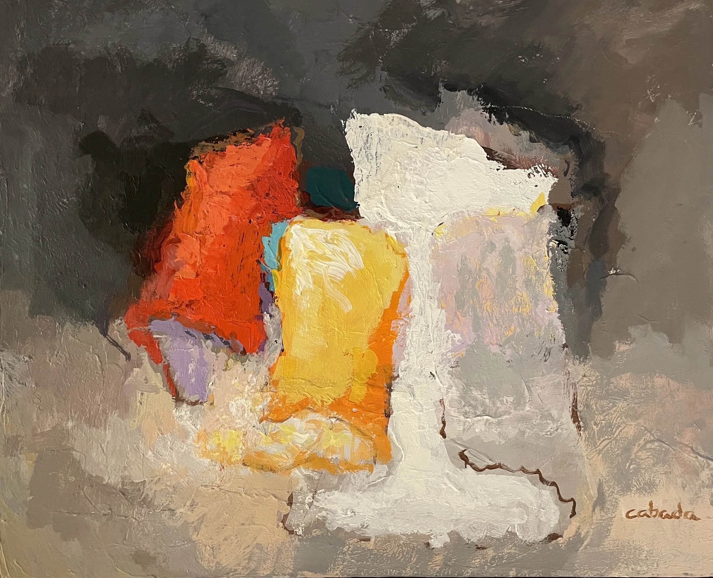 "Trio," Acrylic on Canvas, 17 x 20 in.