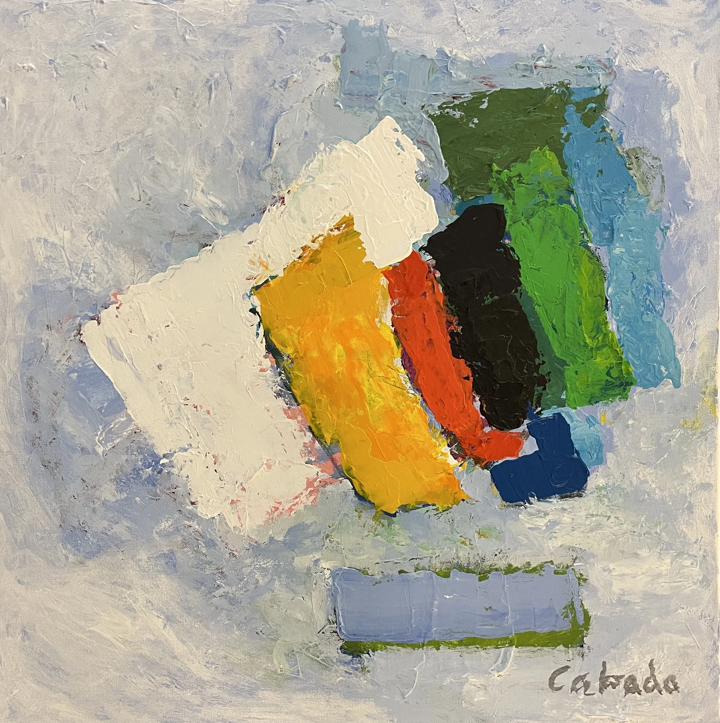 "We Together", Acrylic on canvas, 20 x 20 in. 2021