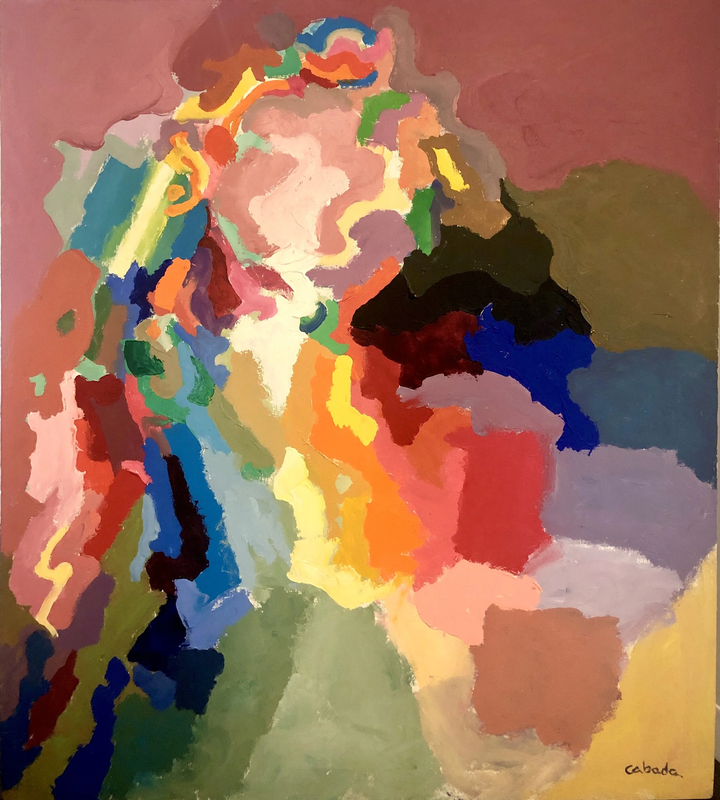 Love, 54 x 48 in., Acrylic on Canvas PRIVATE COLLECTION