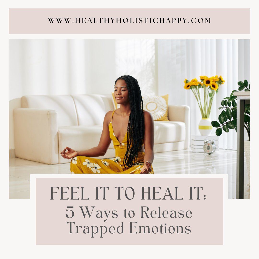 Woman practicing mindfulness meditation for emotional healing and wellness