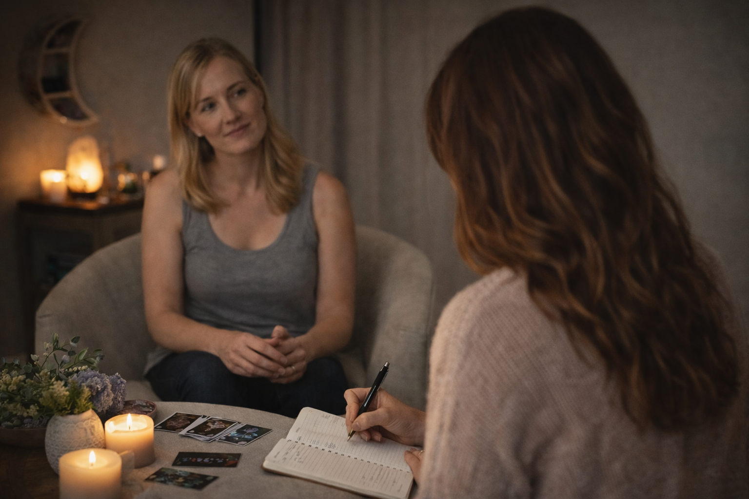 Reiki and coaching session