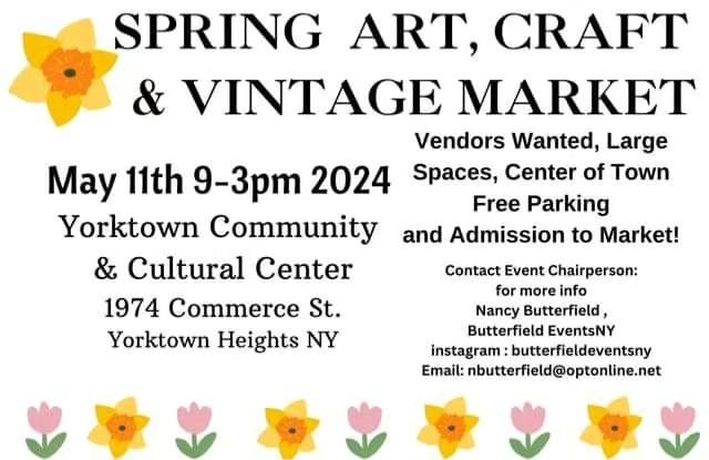 2 Weeks away from the Yorktown Spring Market! Don't miss out on a fun day of shopping!