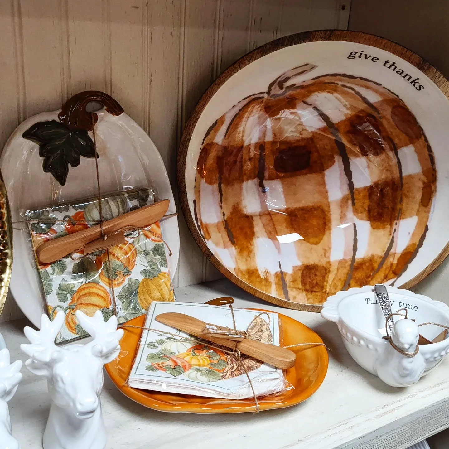 The countdown to Thanksgiving is on 🦃🥧 Stop by Phat Olive and get something new for your table!