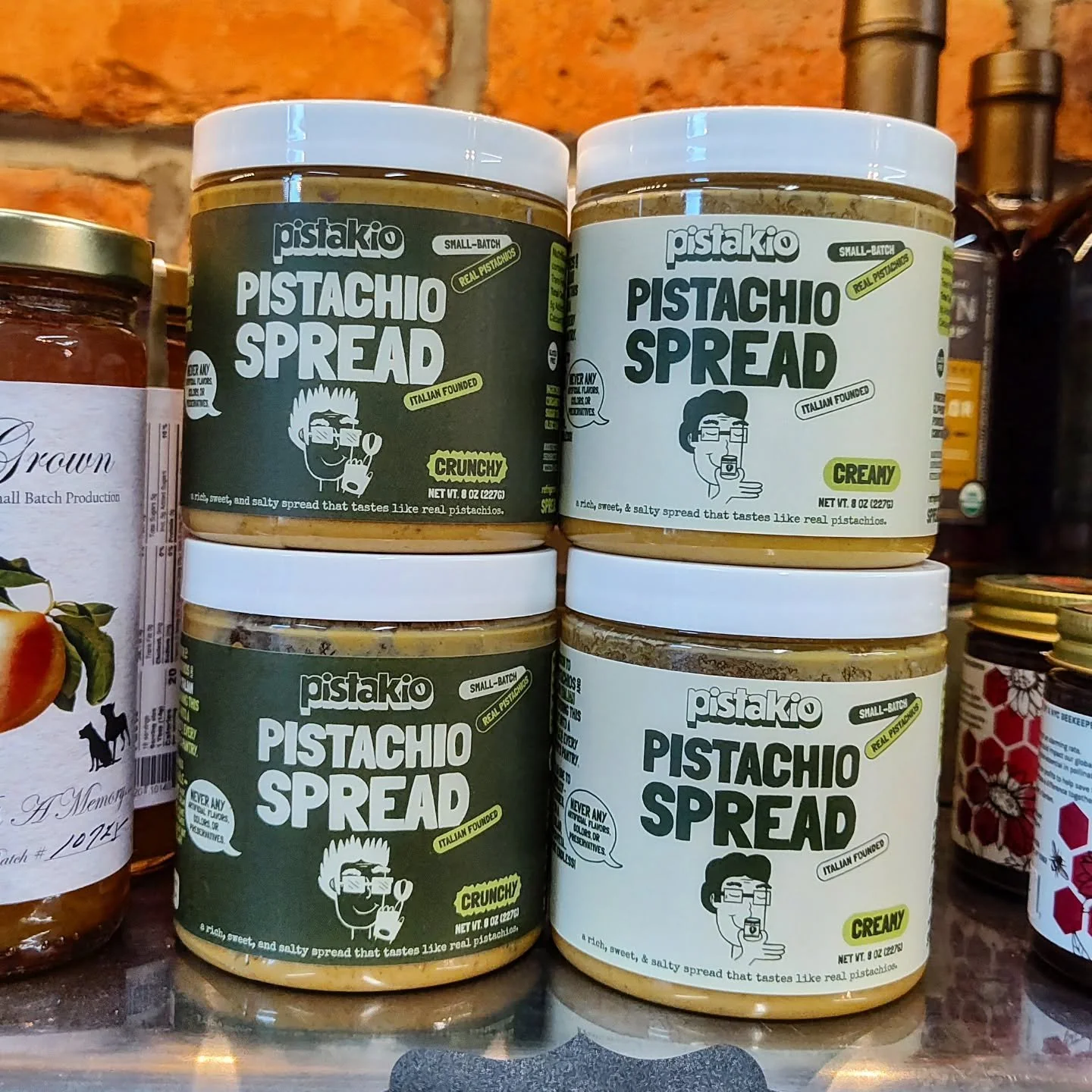 The newest addition to our lineup and safe to say, we're OBSESSED! 😍🤤 These creamy and crunchy pistachio spreads are addictive and will easily become a fan favorite 🥜