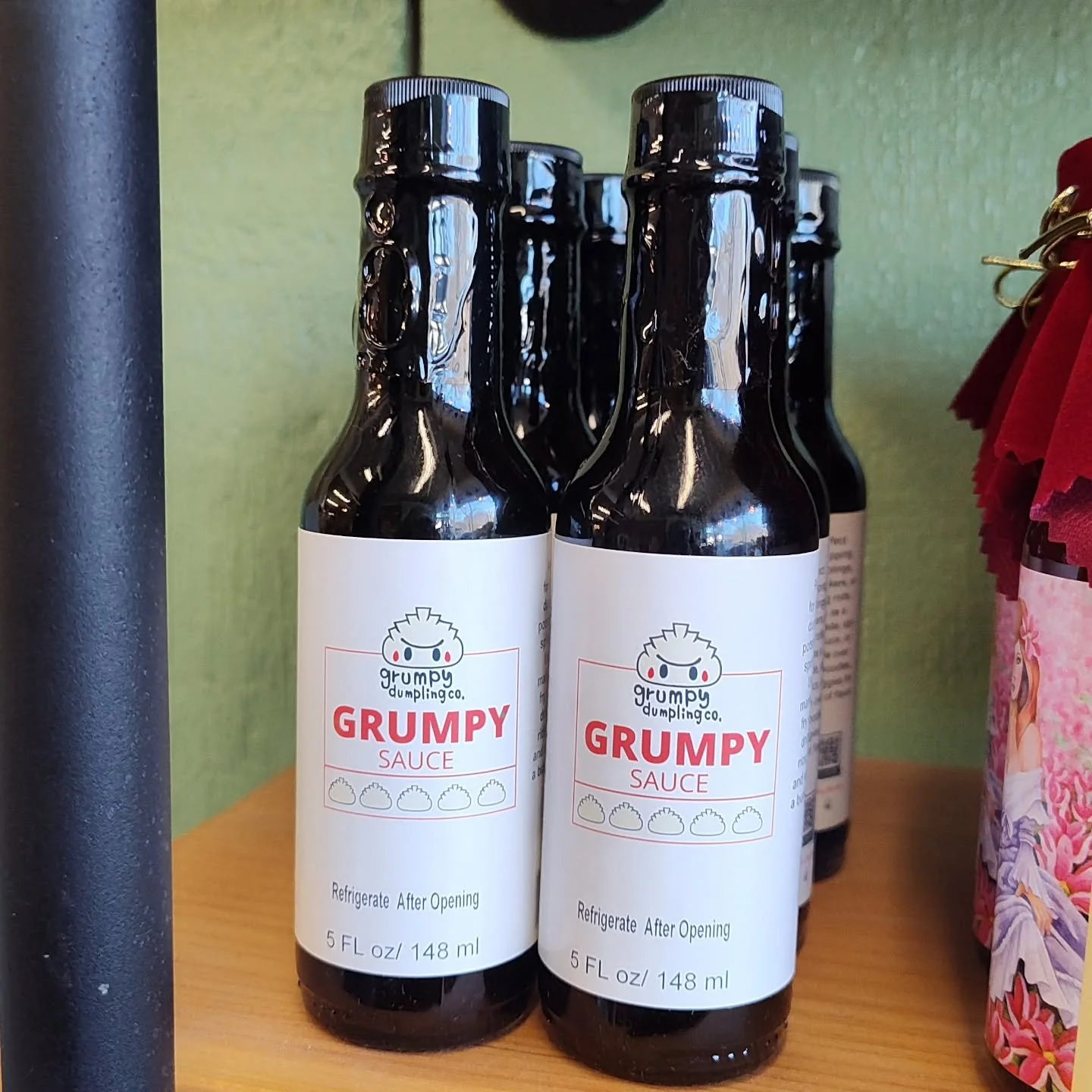 Dumpling sauce from @grumpydumplingco is back in stock! 🥟