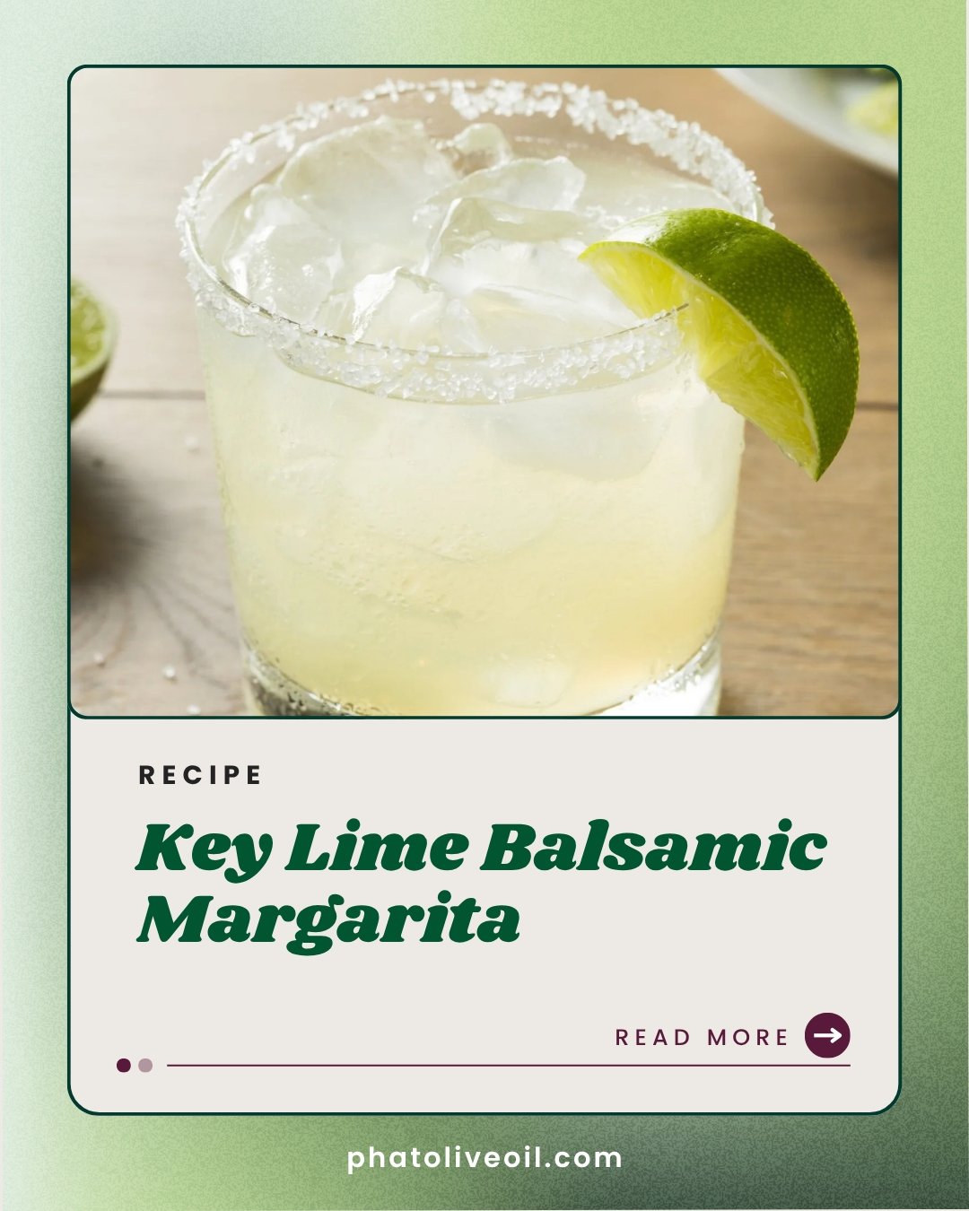 A refreshing twist on an old favorite using our Key Lime Balsamic 🍋&zwj;🟩 Perfect for serving at a summer BBQ!