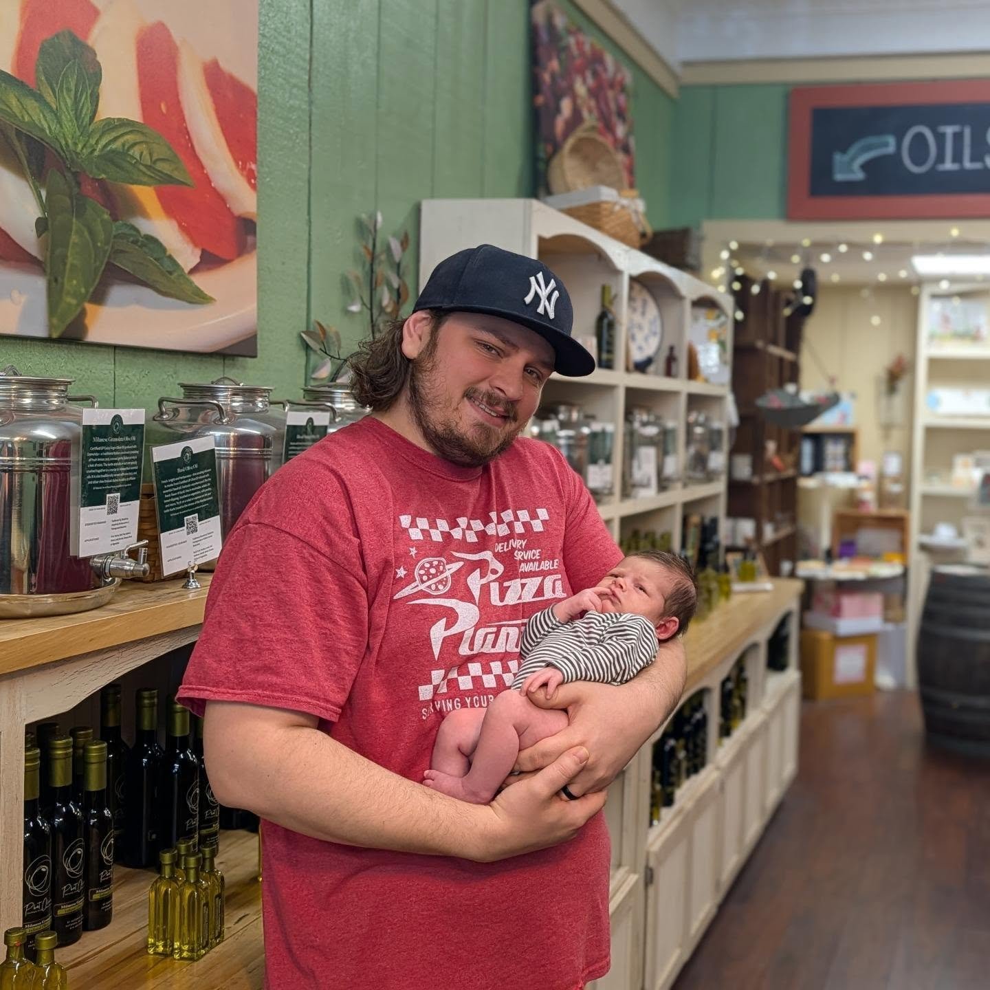 Our newest and cutest employee 🫒👶