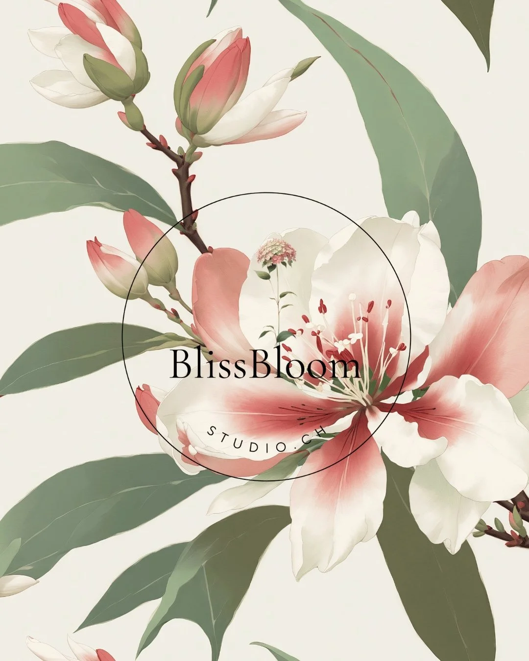 Sage Cream &amp; Blush Rhododendrons
A quiet bloom in soft tones. Calm, timeless, and full of grace.
Like a breath of morning light, it brings a touch of peace to everything.
.
Blooming here on leggings, backpacks, and place mats. But find it in full