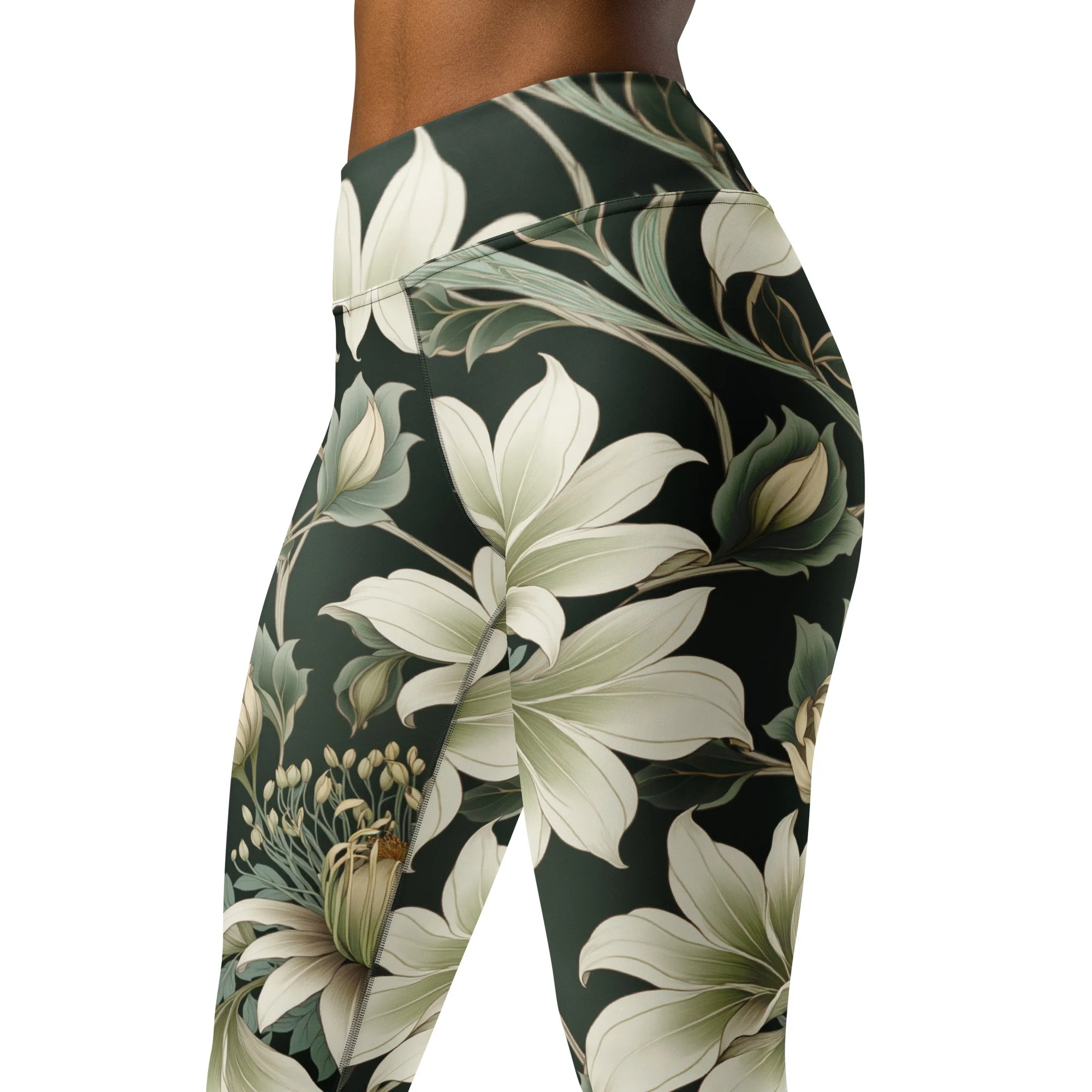 Art Deco Bloom Second Skin Leggings