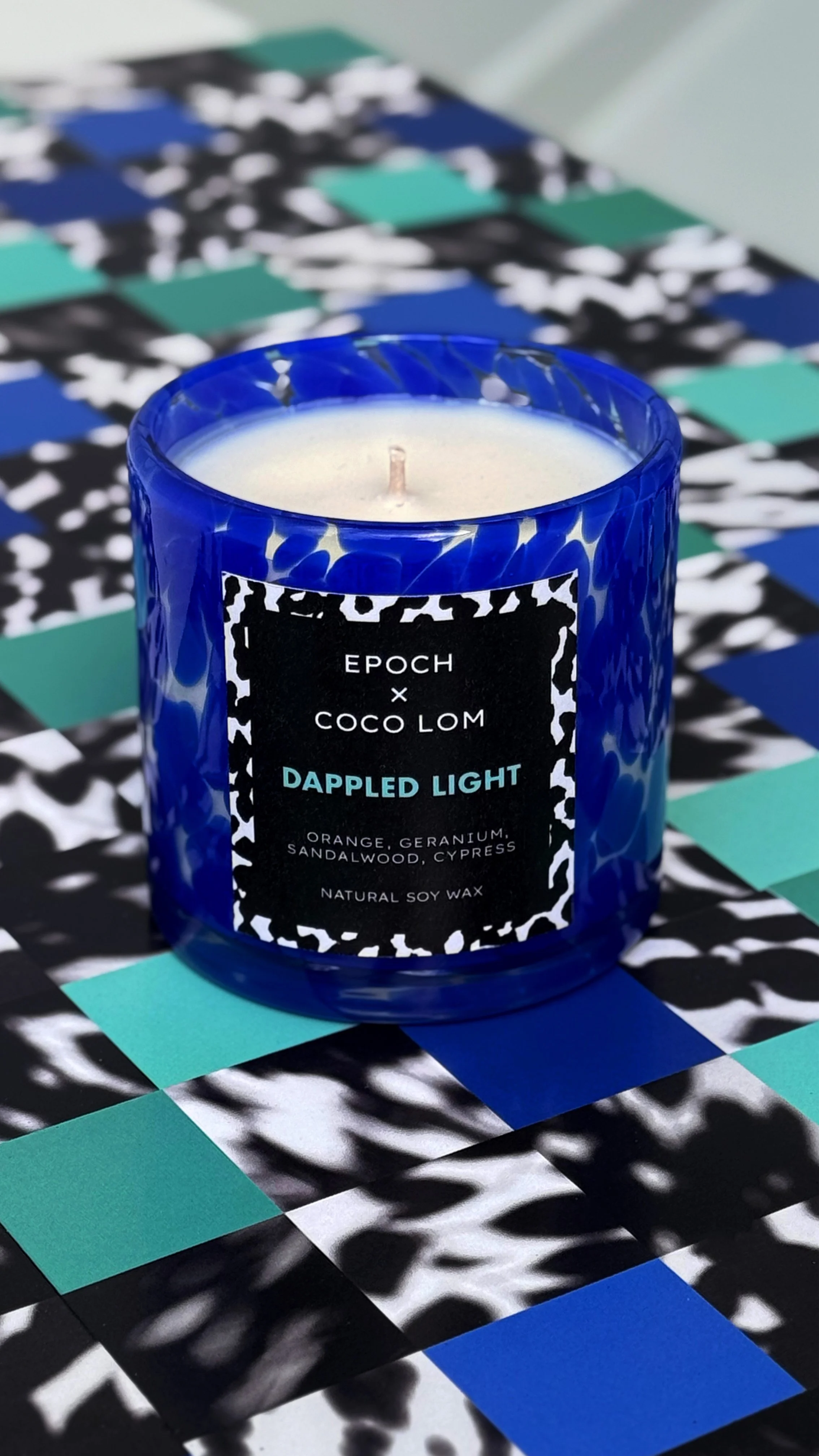 epoch london dappled light candle special edition collaboration with coco lom