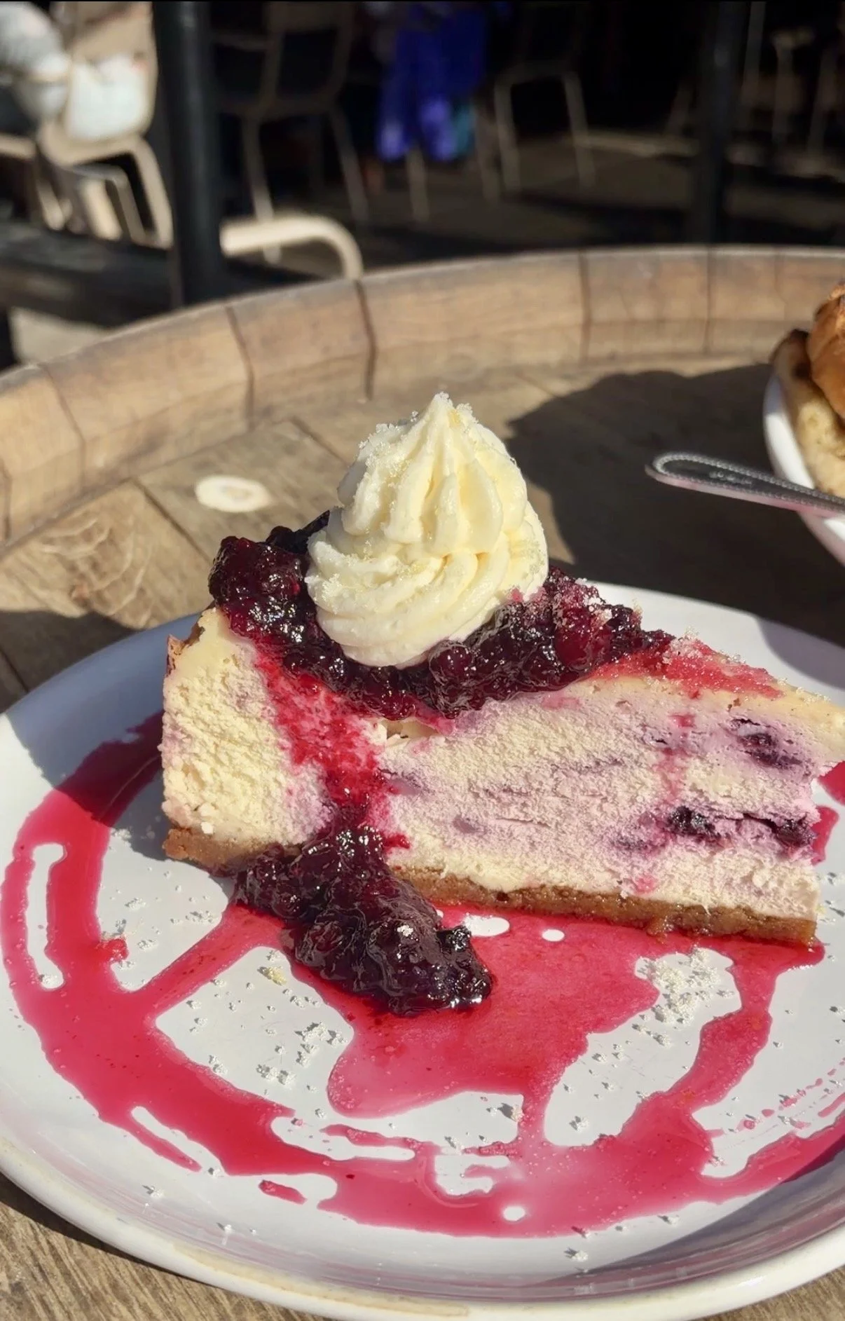 Huckleberry Cheesecake