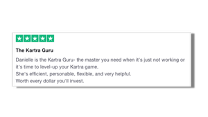 Danielle is the Kartra Guru- the master you need. She's efficient, personable, flexible, and very helpful. Worth every dollar you'll invest.