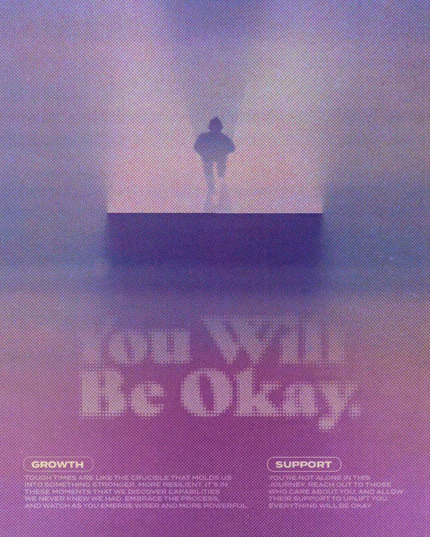 You will be okay.

--

A quick exploration in gradients and texture.

--

#graphicdesign&nbsp;#branding&nbsp;#logodesign&nbsp;#visualidentity&nbsp;#designinspiration&nbsp;#creativelifehappylife&nbsp;#designerlife&nbsp;#brandidentity&nbsp;#logodesigne