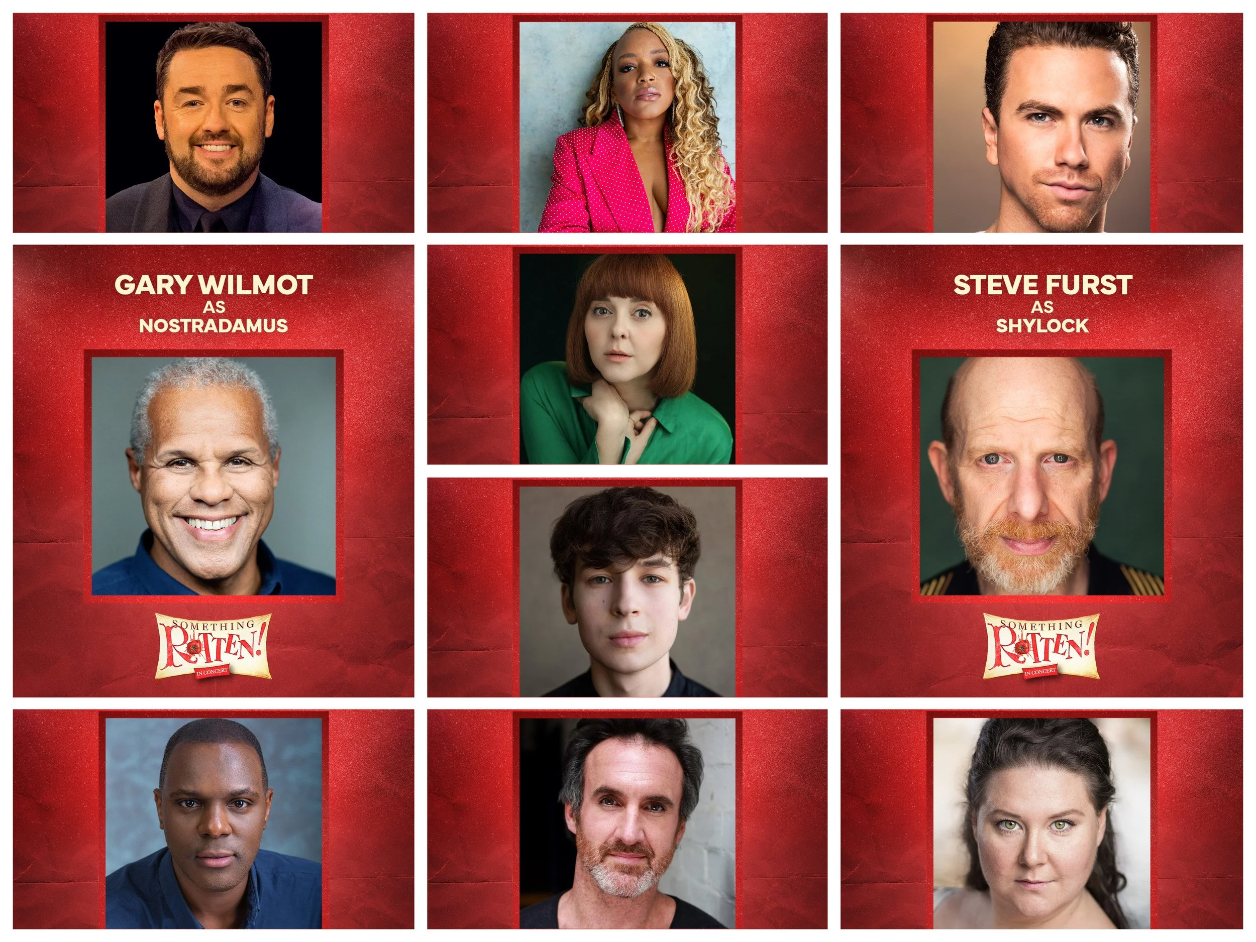 Further casting announced for UK premiere of SOMETHING ROTTEN! In ...