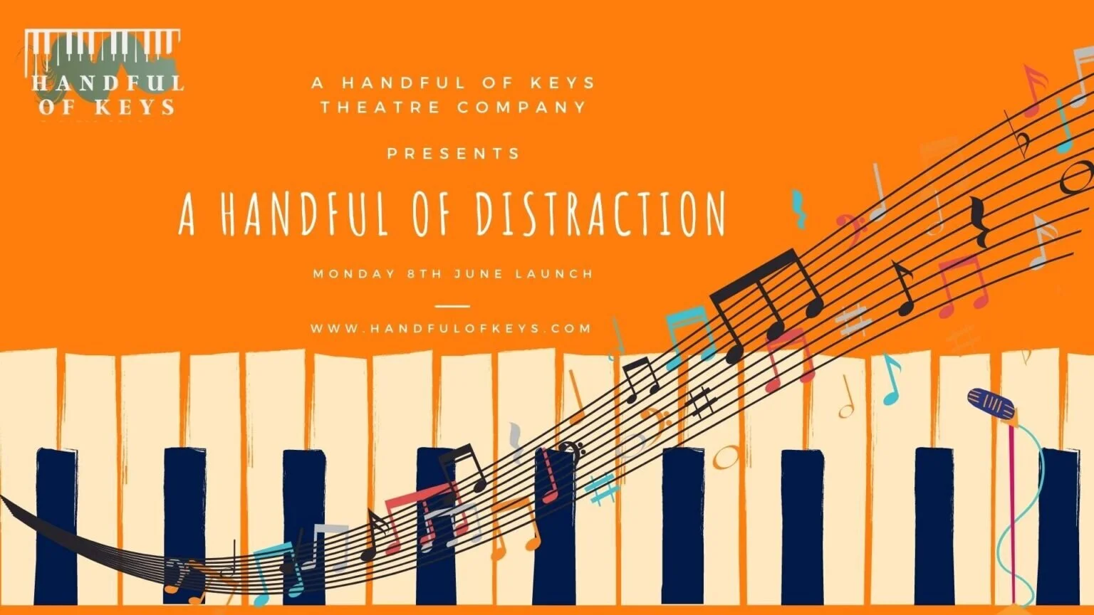 New online musical theatre videos released weekly by A Handful of Keys