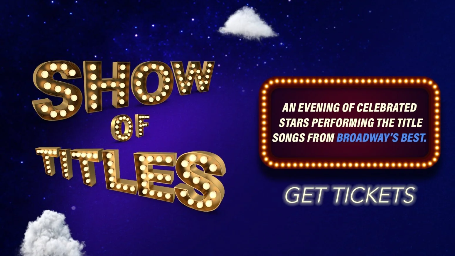Broadway's Best Shows announces starry SHOW OF TITLES to stream online next month