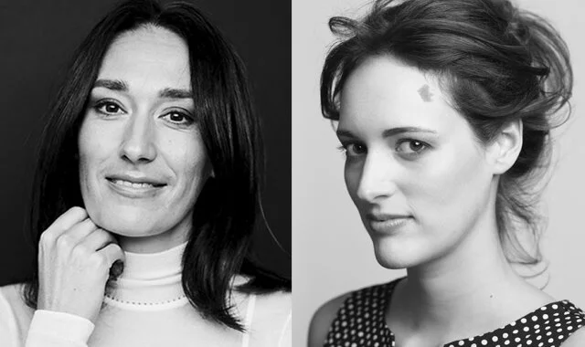 Phoebe Waller-Bridge and Sian Clifford in discussion at RADA’s Jerwood Vanbrugh Theatre on 1 September