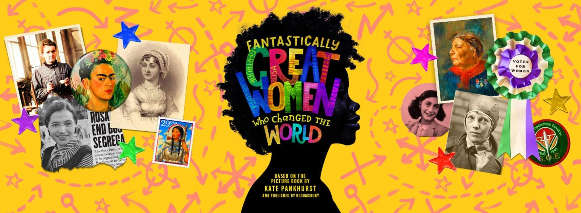 Original queens of SIX join the cast of Kate Pankhurst's FANTASTICALLY GREAT WOMEN WHO CHANGED THE WORLD