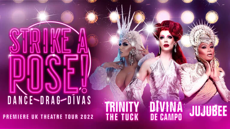 Divina De Campo, Jujubee & Trinity The Tuck to tour new show STRIKE A POSE in 2022