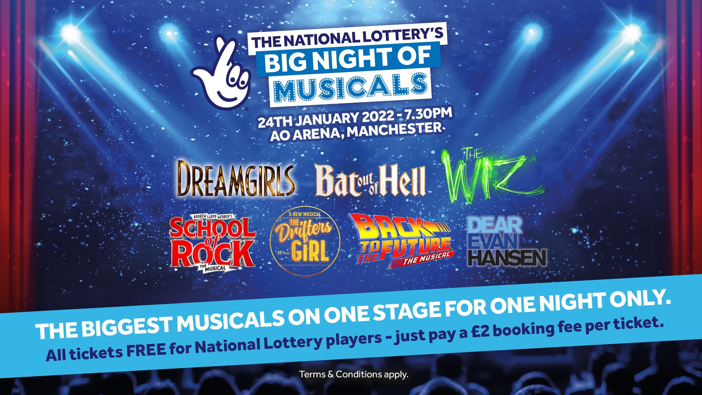 BIG NIGHT OF MUSICALS to be broadcast on BBC