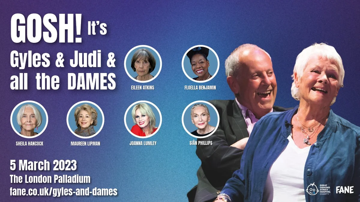 GOSH! IT’S GYLES & JUDI & ALL THE DAMES! comes to London Palladium in March 2023