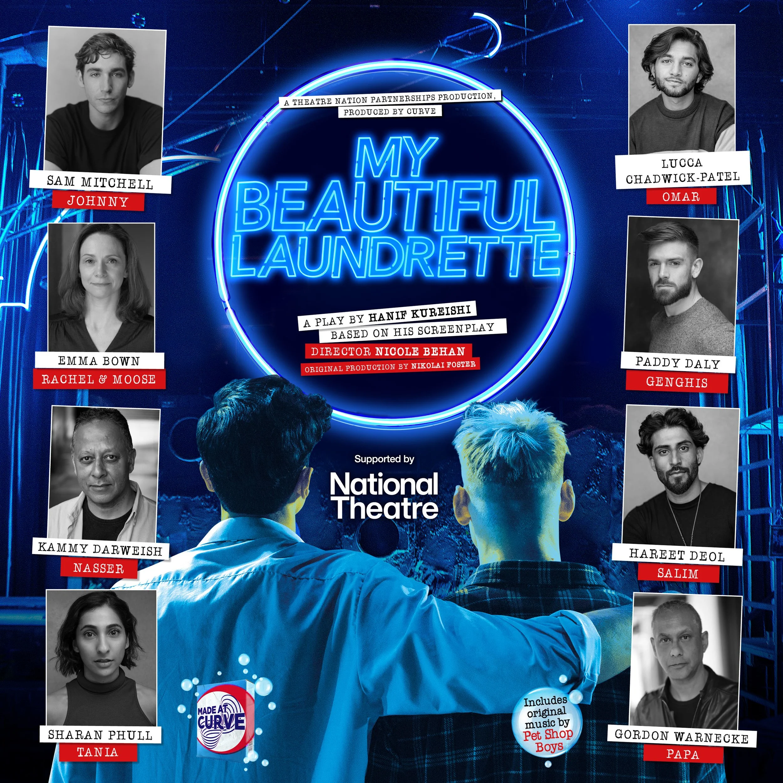 Full casting announced for 2024 tour of MY BEAUTIFUL LAUNDRETTE