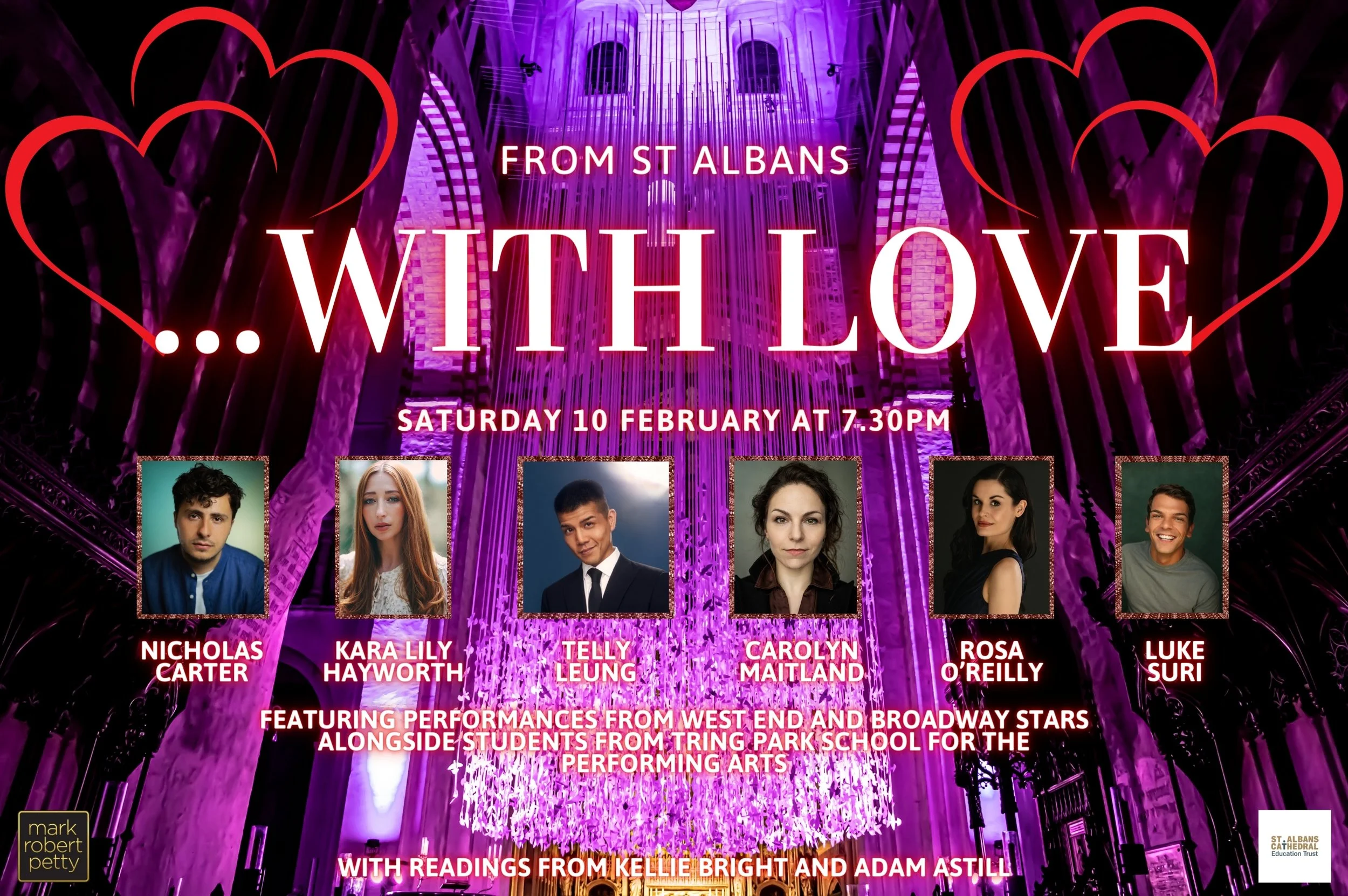 Mark Robert Petty to present charity concert FROM ST ALBANS...WITH LOVE