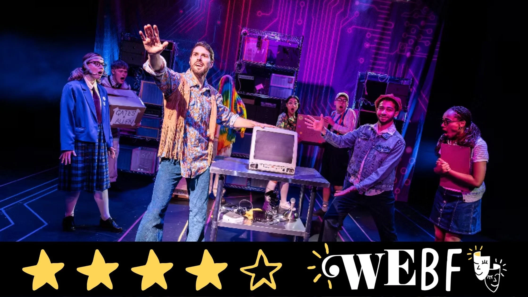Fringe review: NERDS: THE BILL GATES VS STEVE JOBS COMEDY MUSICAL, Underbelly Bristo Square