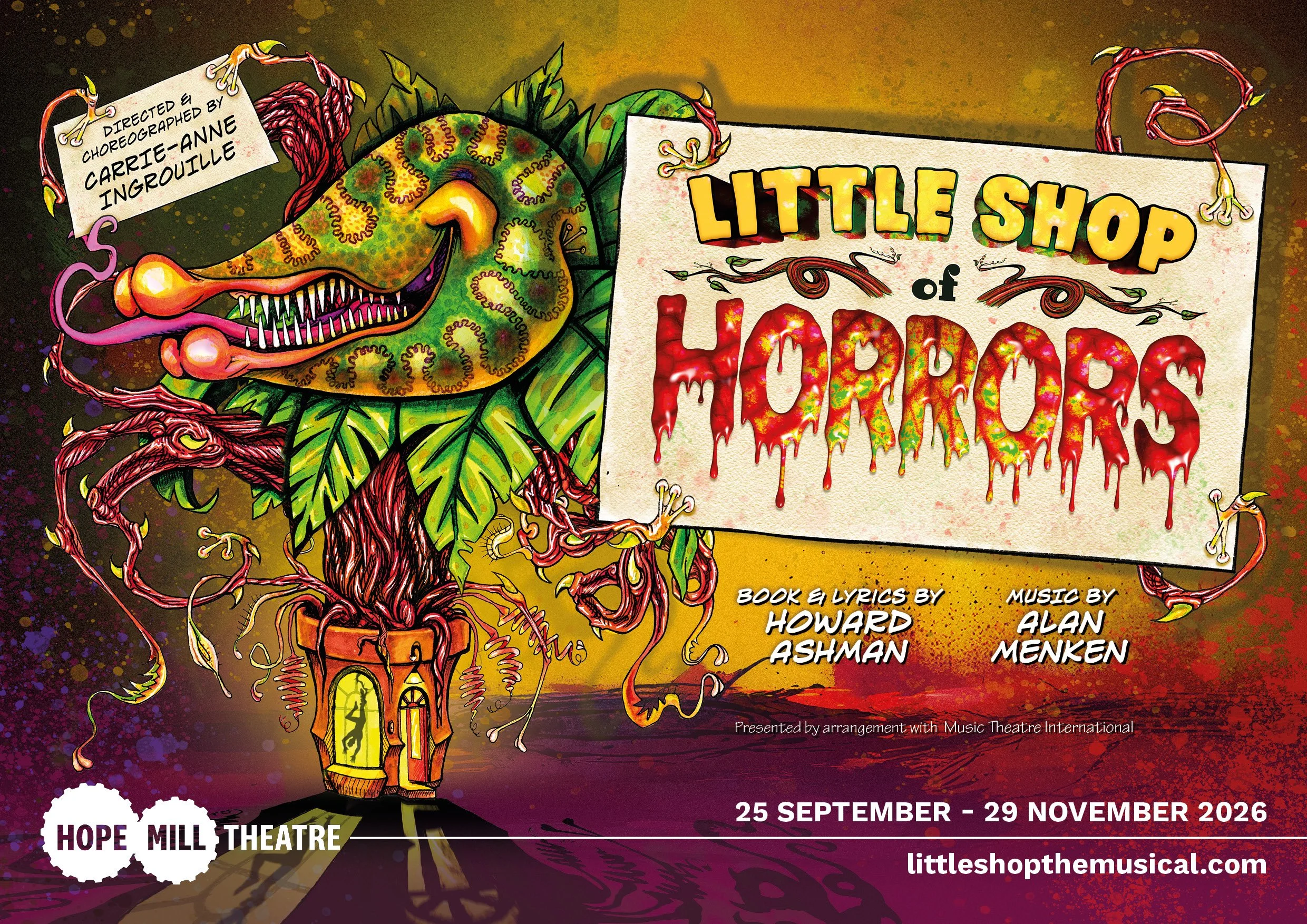Carrie-Anne Ingrouille to direct and choreograph LITTLE SHOP OF HORRORS at Hope Mill Theatre