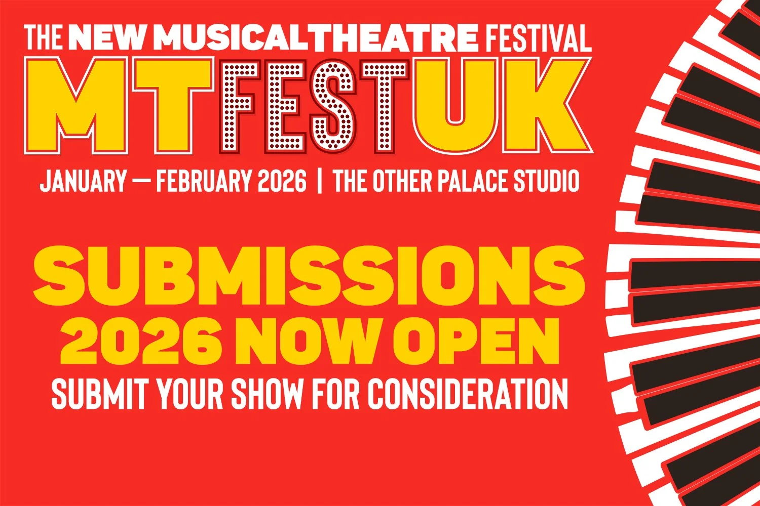 Submissions now open for MTFestUK 2026
