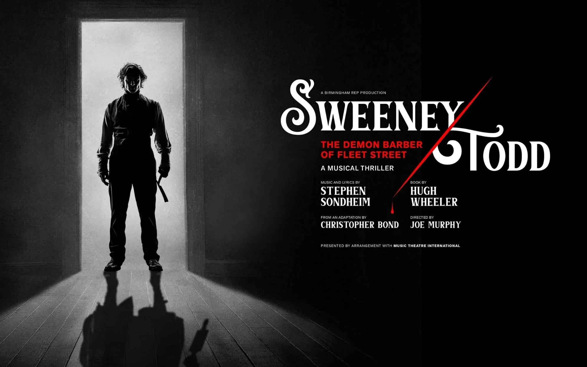 Epic revival of SWEENEY TODD: THE DEMON BARBER OF FLEET STREET announced at Birmingham Rep