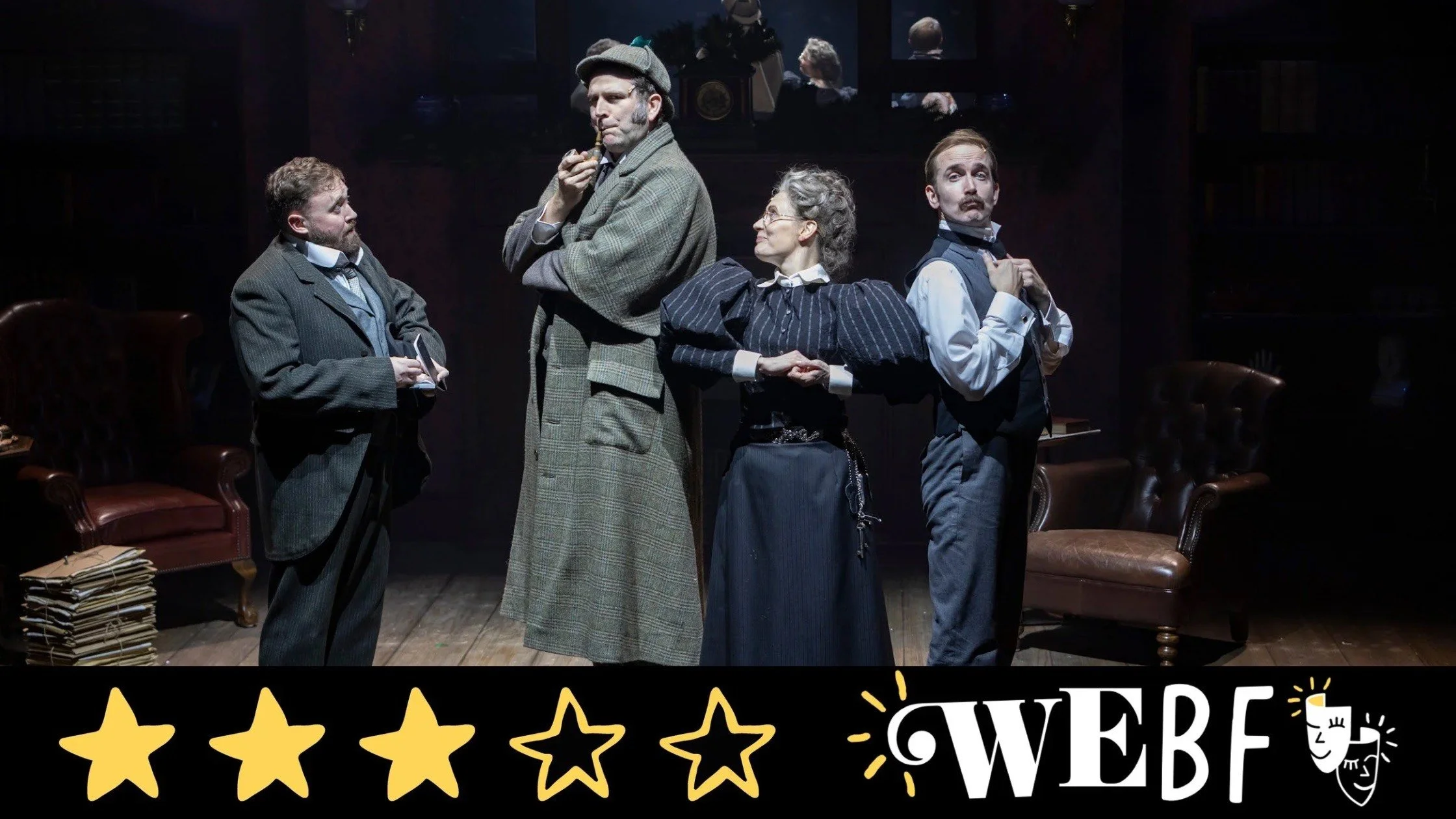 Review: SHERLOCK HOLMES AND THE 12 DAYS OF CHRISTMAS, Birmingham Rep