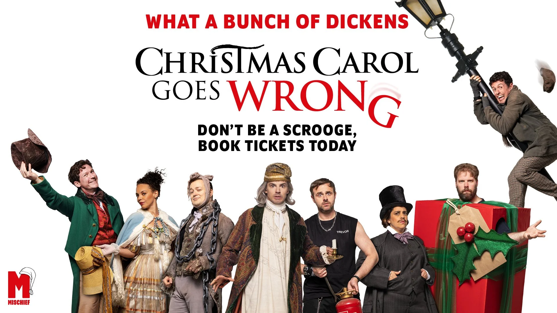 Mischief's CHRISTMAS CAROL GOES WRONG to be filmed in Aylesbury