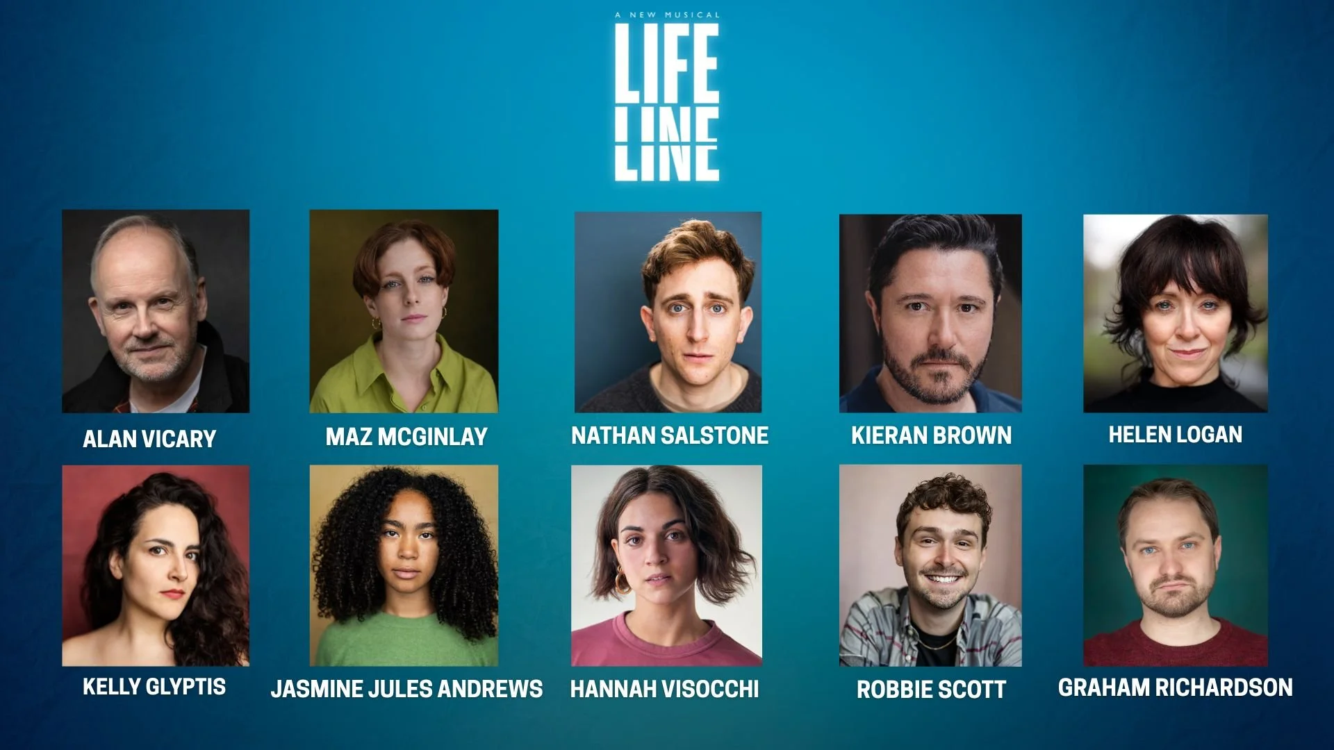 Cast and creative team announced for London premiere of new musical LIFELINE