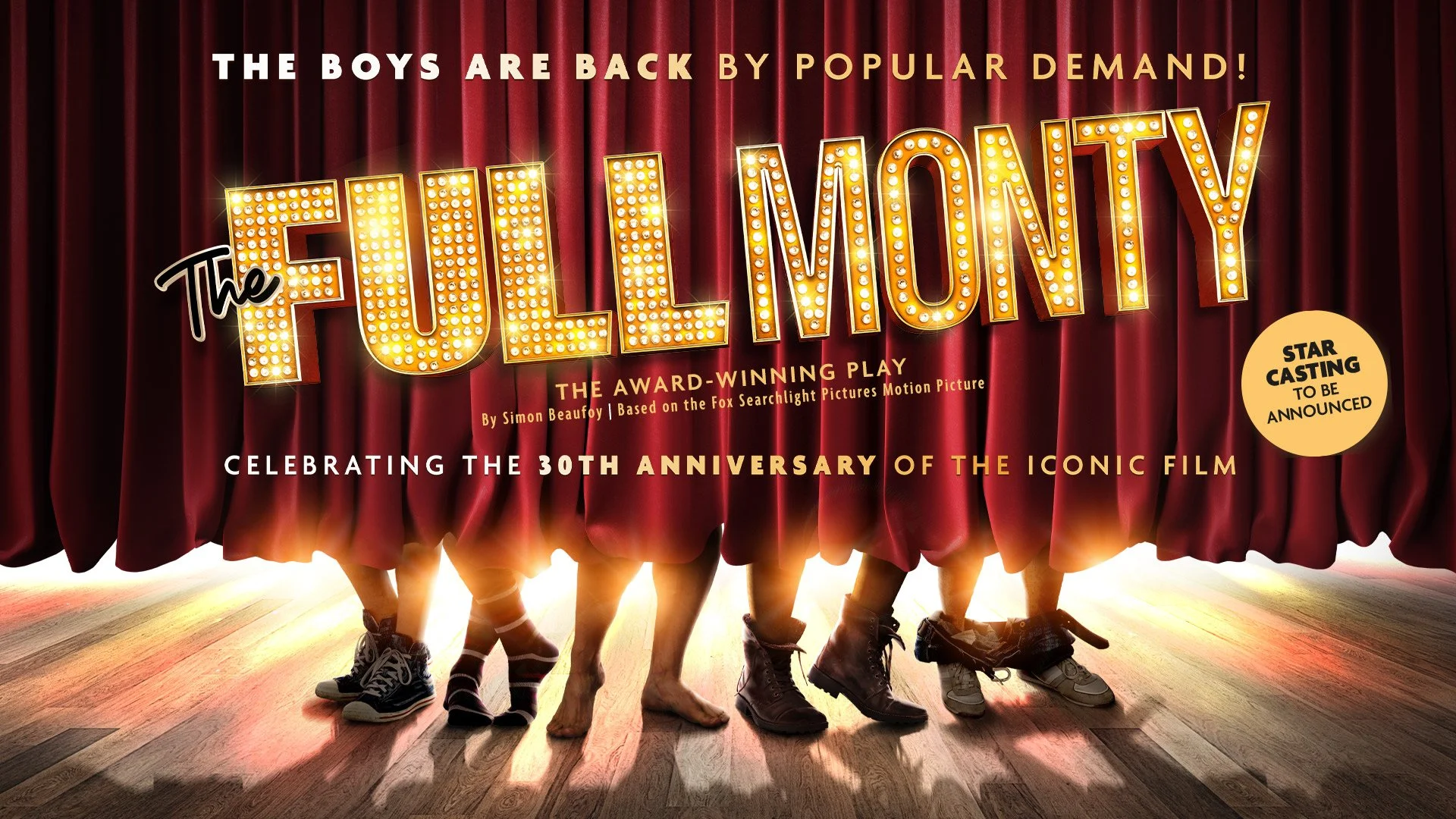 Major national tour of THE FULL MONTY announced as iconic film celebrates 30th Anniversary