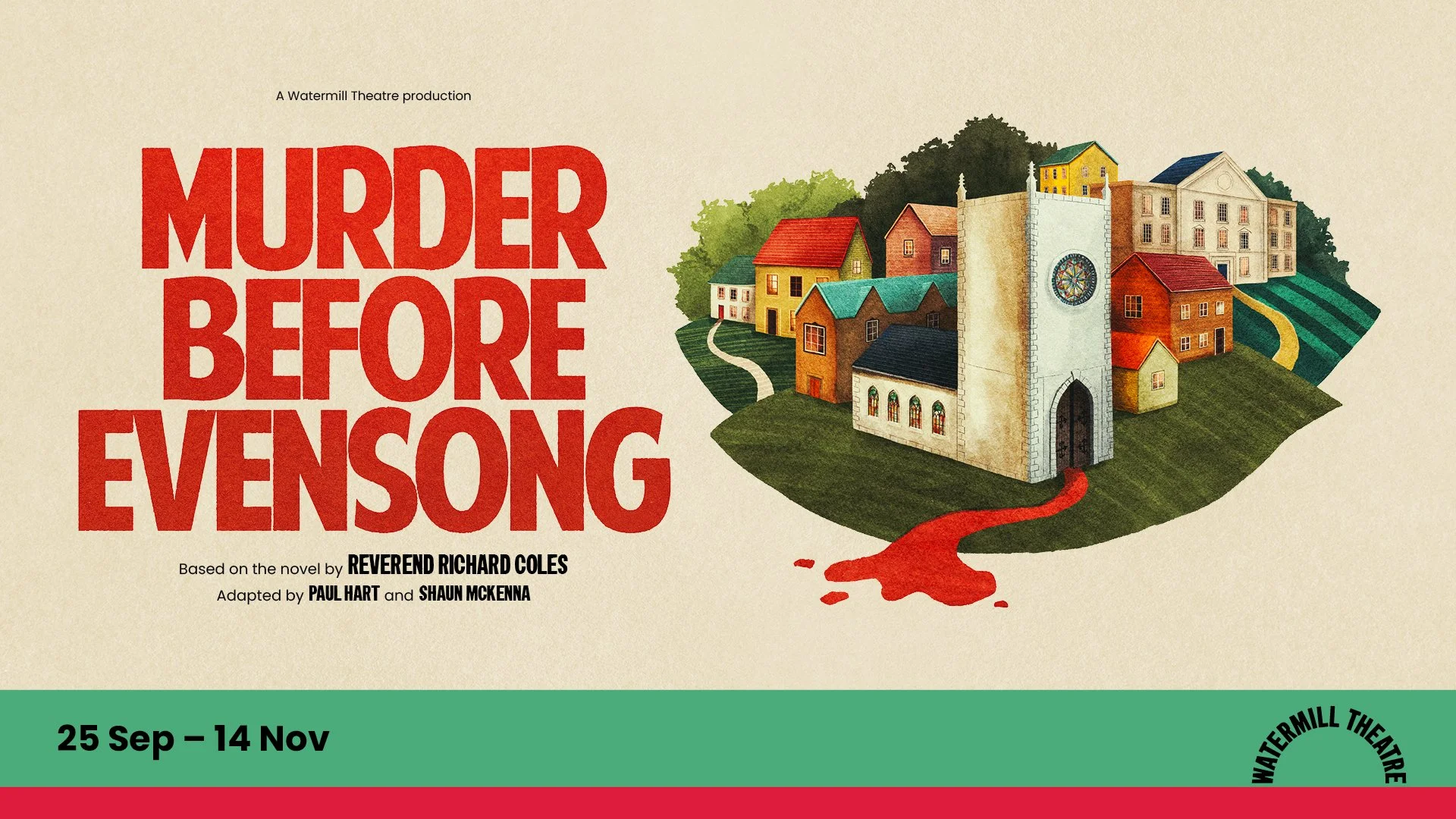 Watermill Theatre announces premiere of Rev. Richard Coles' MURDER BEFORE EVENSONG