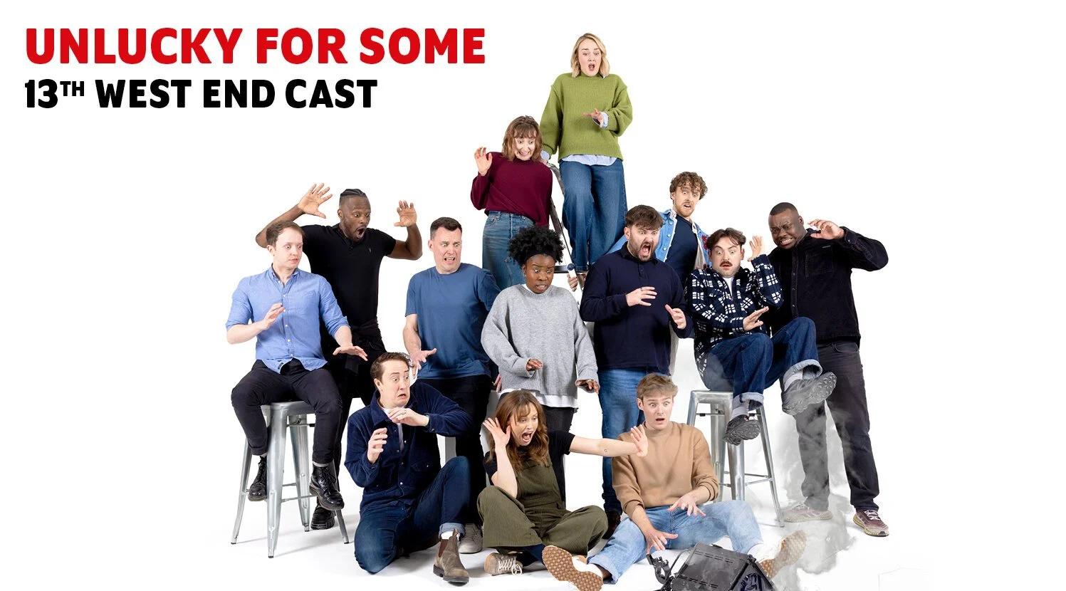 13 people, 13th new cast announced for THE PLAY THAT GOES WRONG in West End