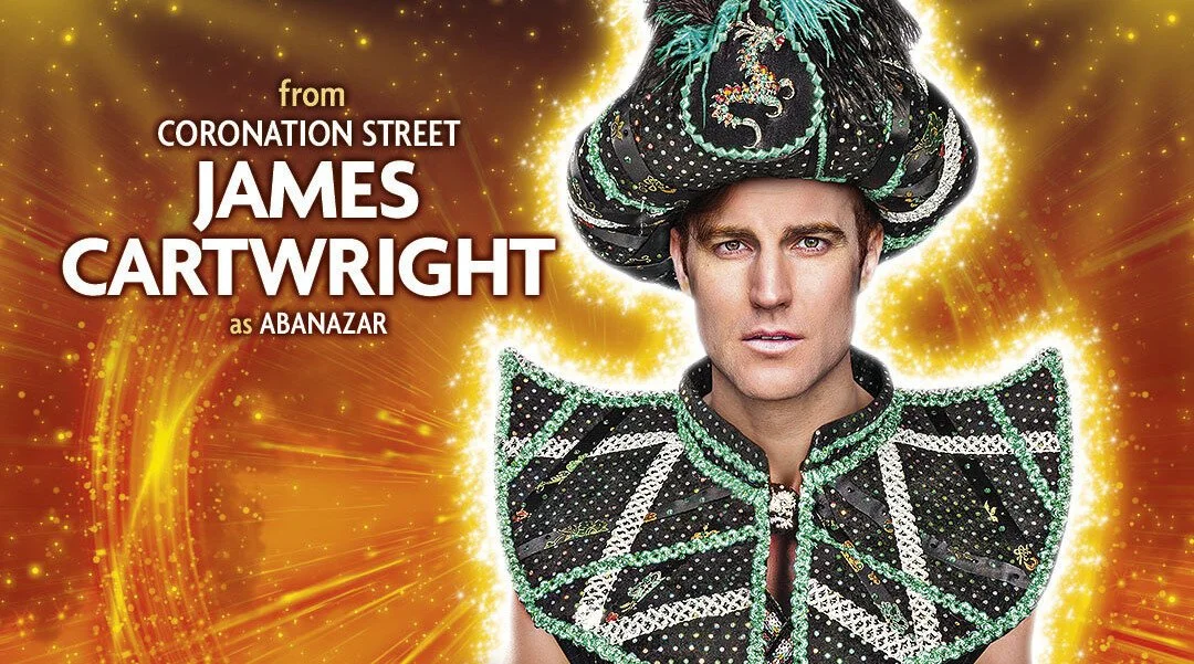 Coronation Street star James Cartwright to star in ALADDIN at Bournemouth Pavilion this Christmas