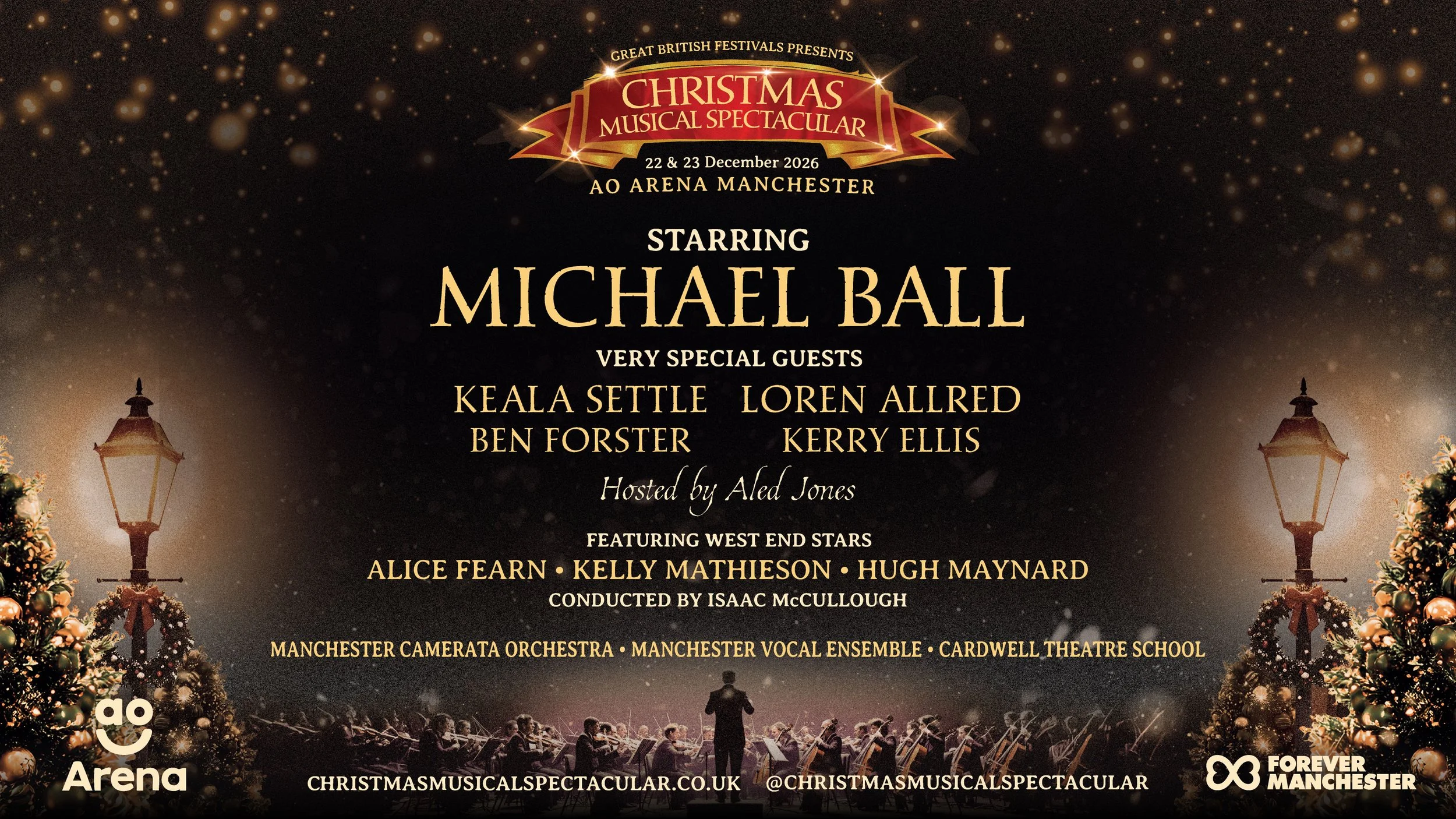 Tickets now available for CHRISTMAS MUSICAL SPECTACULAR at Manchester’s AO Arena