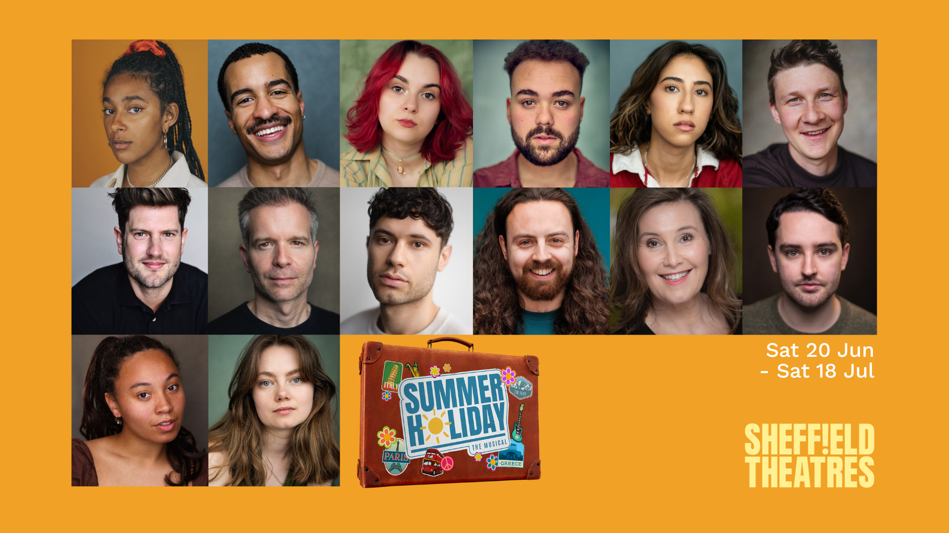 Cast announced for SUMMER HOLIDAY at Sheffield Theatres