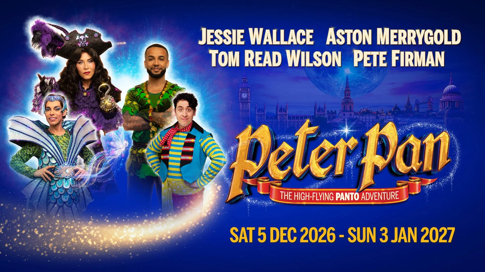Casting announced for PETER PAN at New Wimbledon Theatre