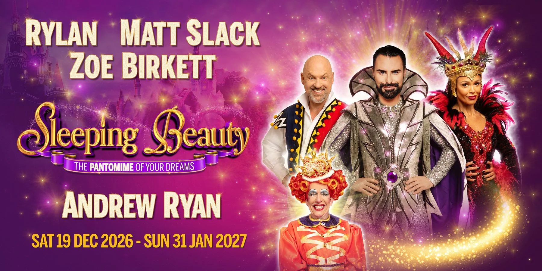 Rylan and Zoe Birkett to headline SLEEPING BEAUTY at Birmingham Hippodrome 