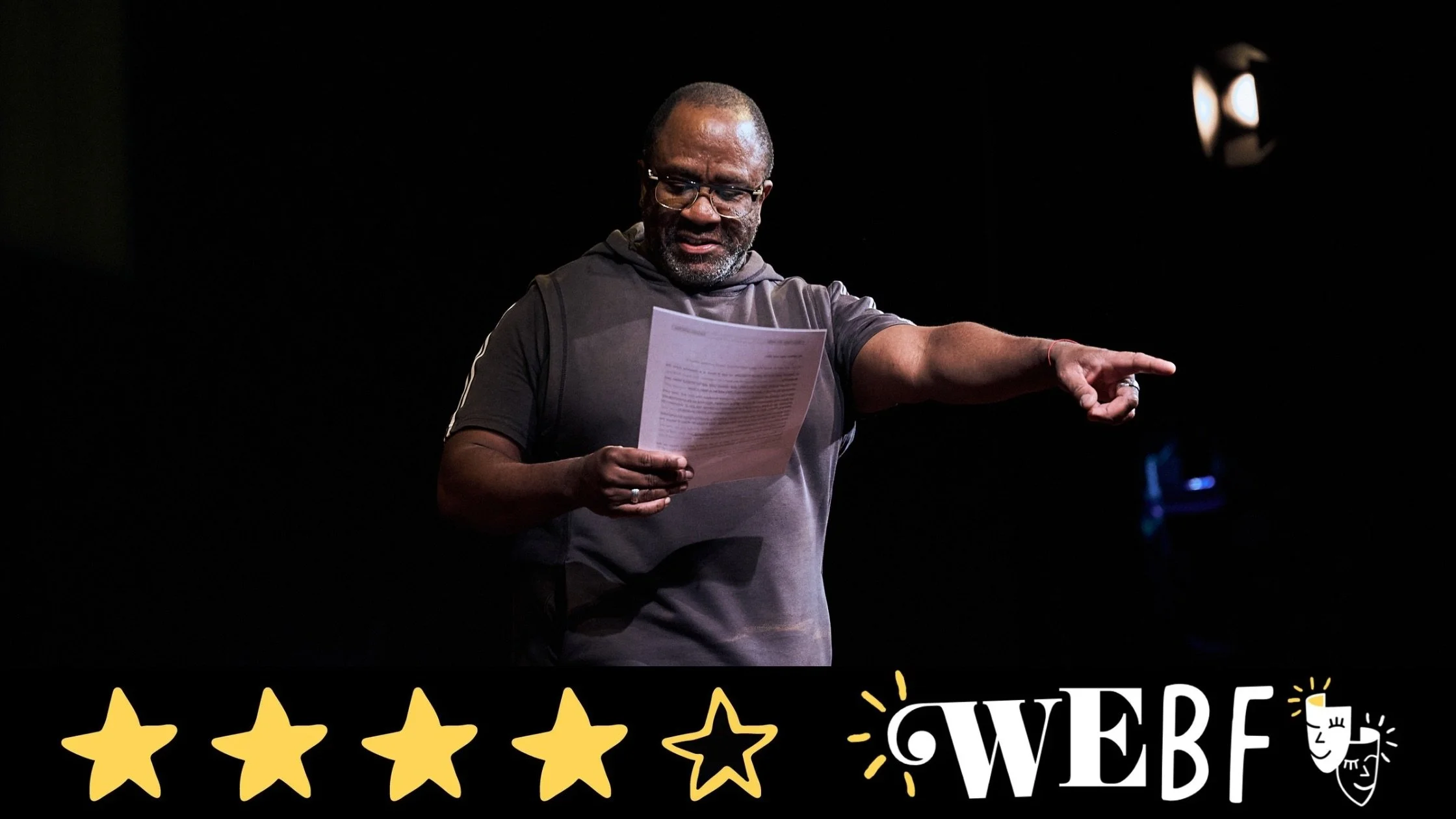 Review: WHITE RABBIT RED RABBIT - Lucian Msamati, Duchess Theatre