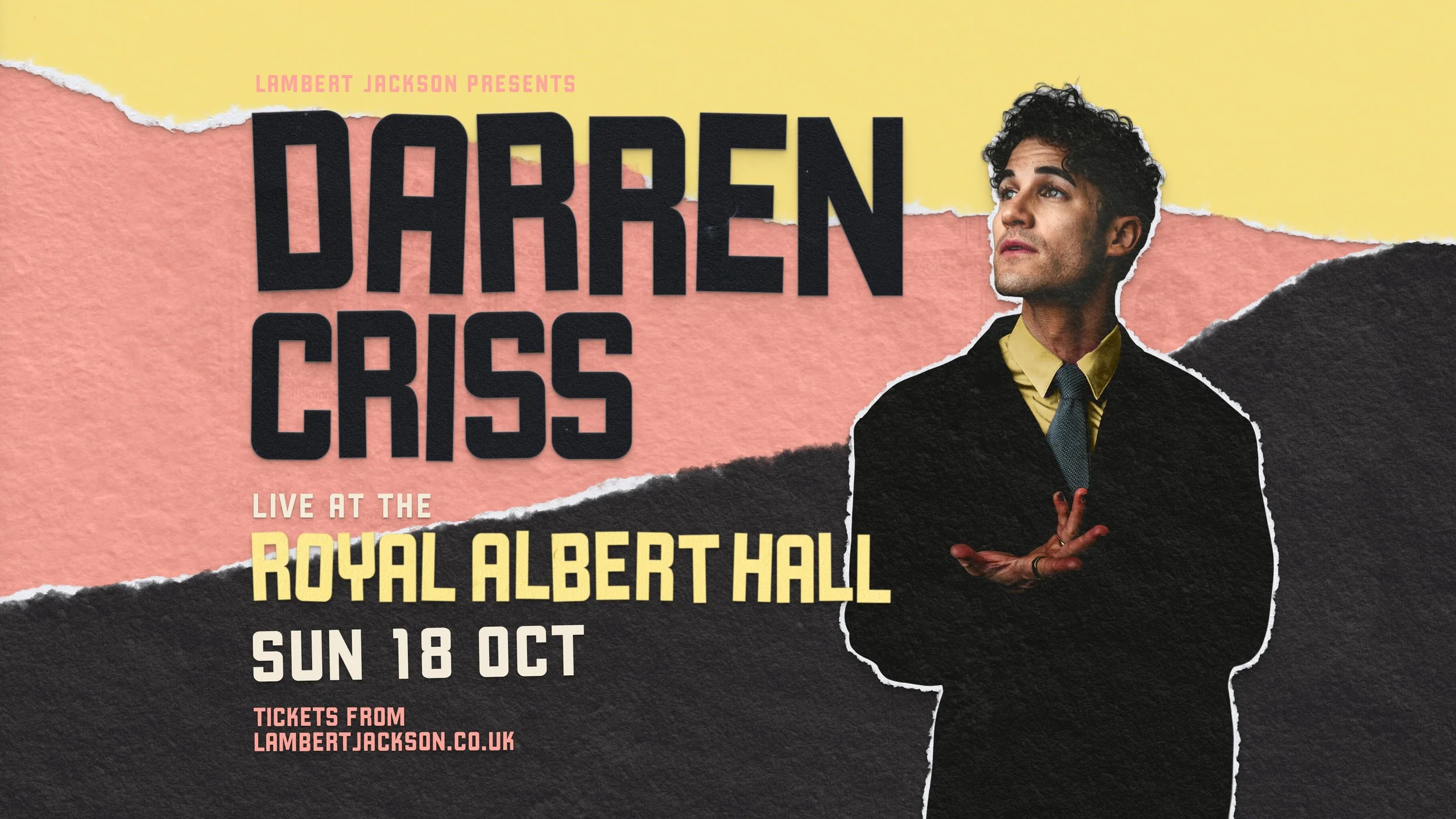 DARREN CRISS returns to London for one-night-only concert at Royal Albert Hall
