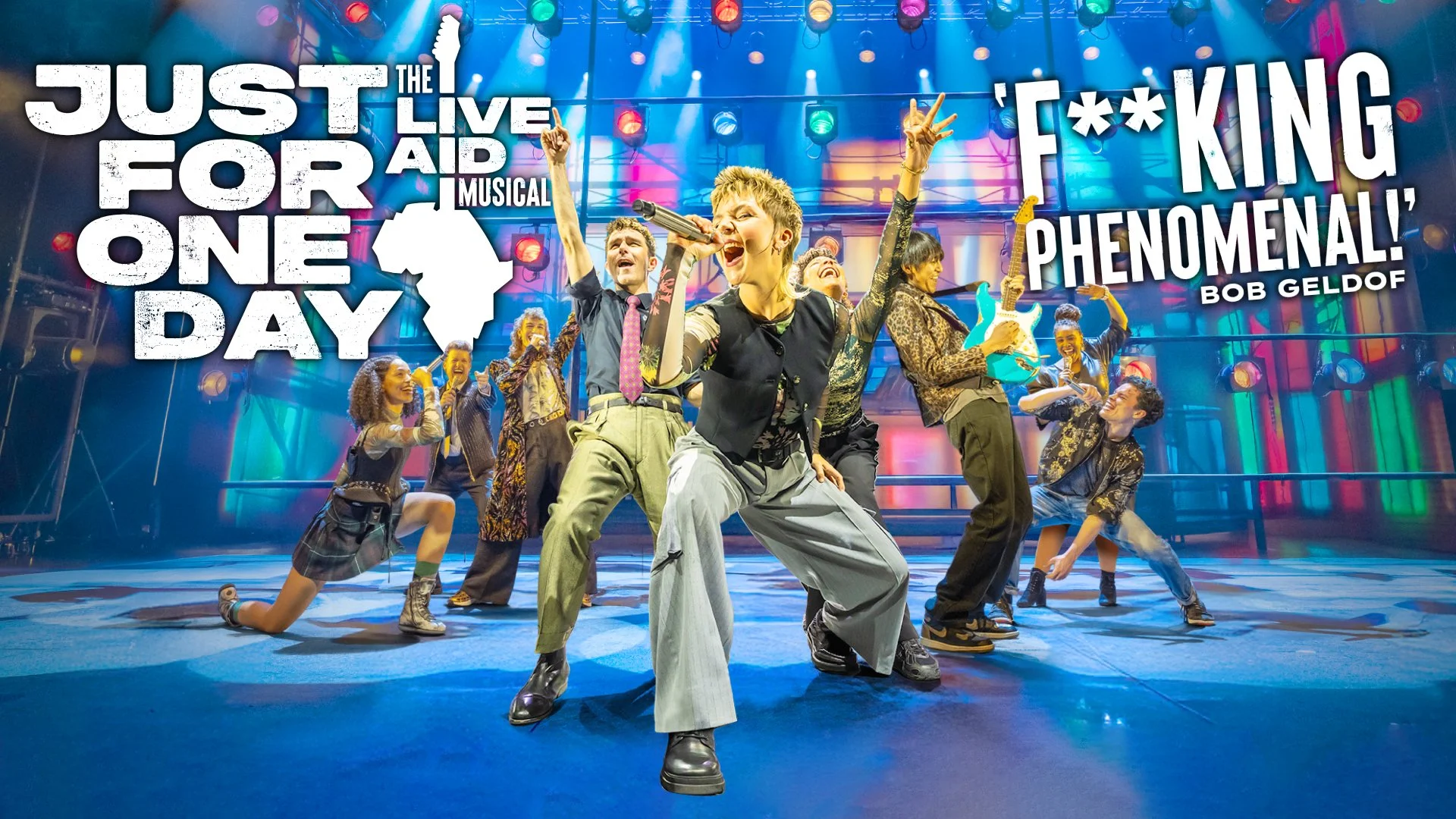 JUST FOR ONE DAY: THE LIVE AID MUSICAL announces further tour dates