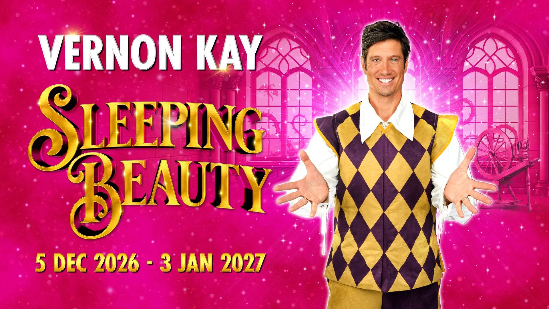 Vernon Kay to star in SLEEPING BEAUTY panto at Churchill Theatre Bromley